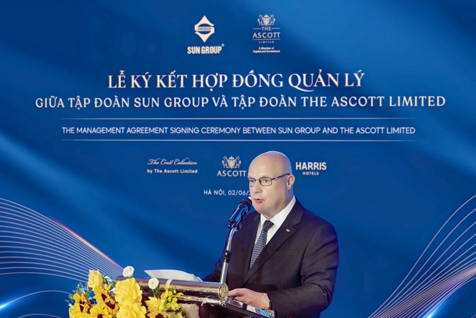 Ông David Cumming - Tổng Quản lý Khu vực Đông Dương, The Ascott Limited.