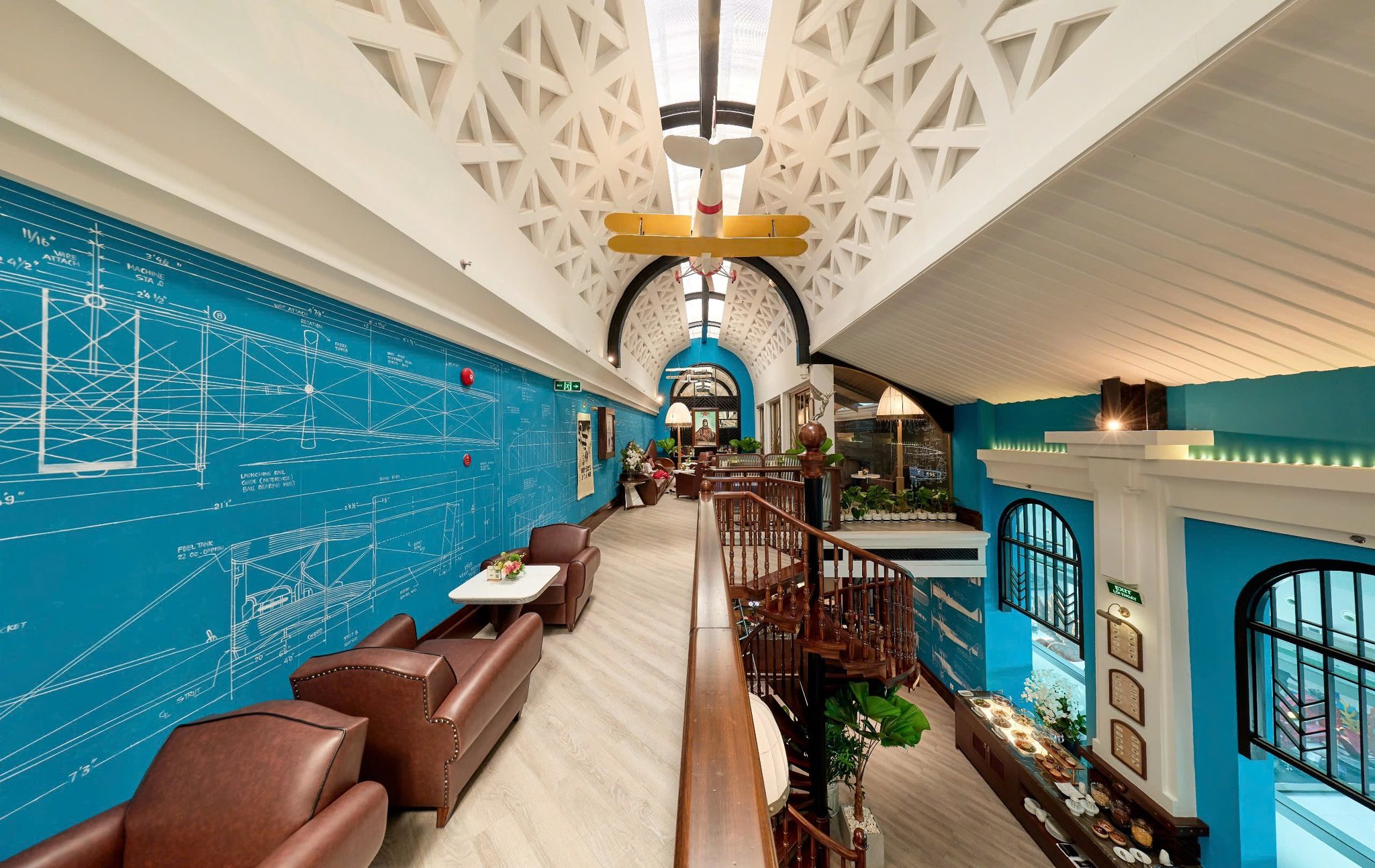 Bill Bensley thiết kế lấy cảm hứng từ “học viện hàng không” 1920