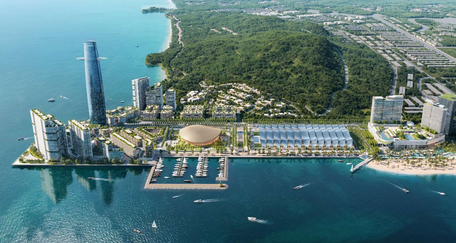 Cụm dự án phục vụ APEC 2027 đang được Sun Group cấp tập triển khai tại Phú Quốc.