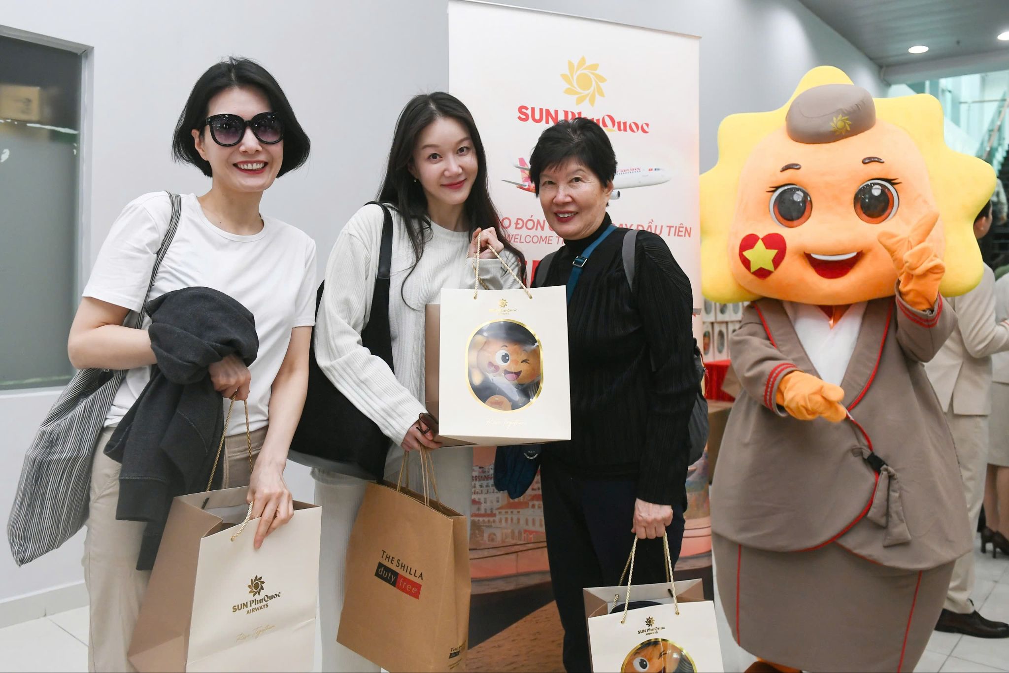 Du khách chuyến bay từ Seoul đến Phú Quốc của hãng