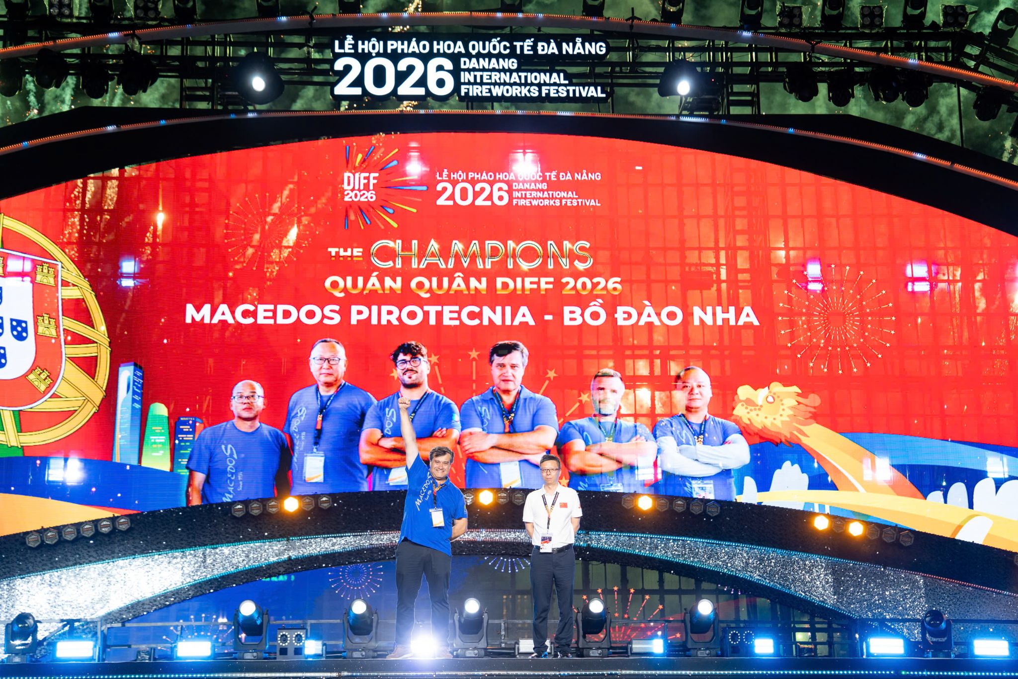 Những màn pháo hoa đầy cảm xúc đã thành công mang ngôi vương DIFF 2026 về cho đội Bồ Đào Nha