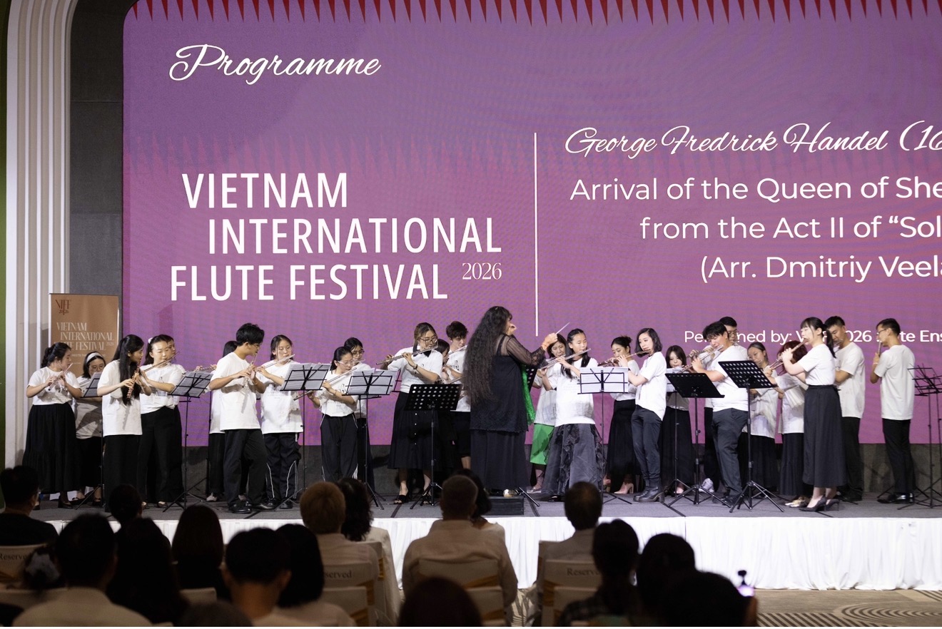 Các tài năng trẻ trên sân khấu VIFF