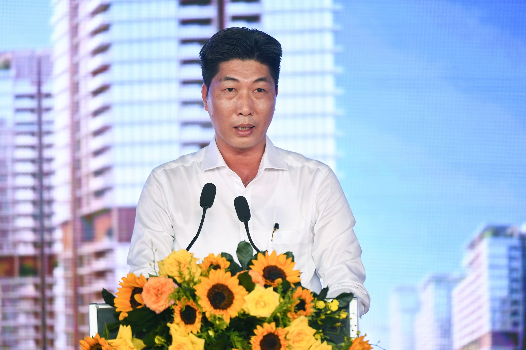 Ông Nguyễn Lê Quốc Toàn, Phó Chủ tịch UBND Đặc khu Phú Quốc, phát biểu tại Lễ khởi động. Ảnh: Ánh Dương