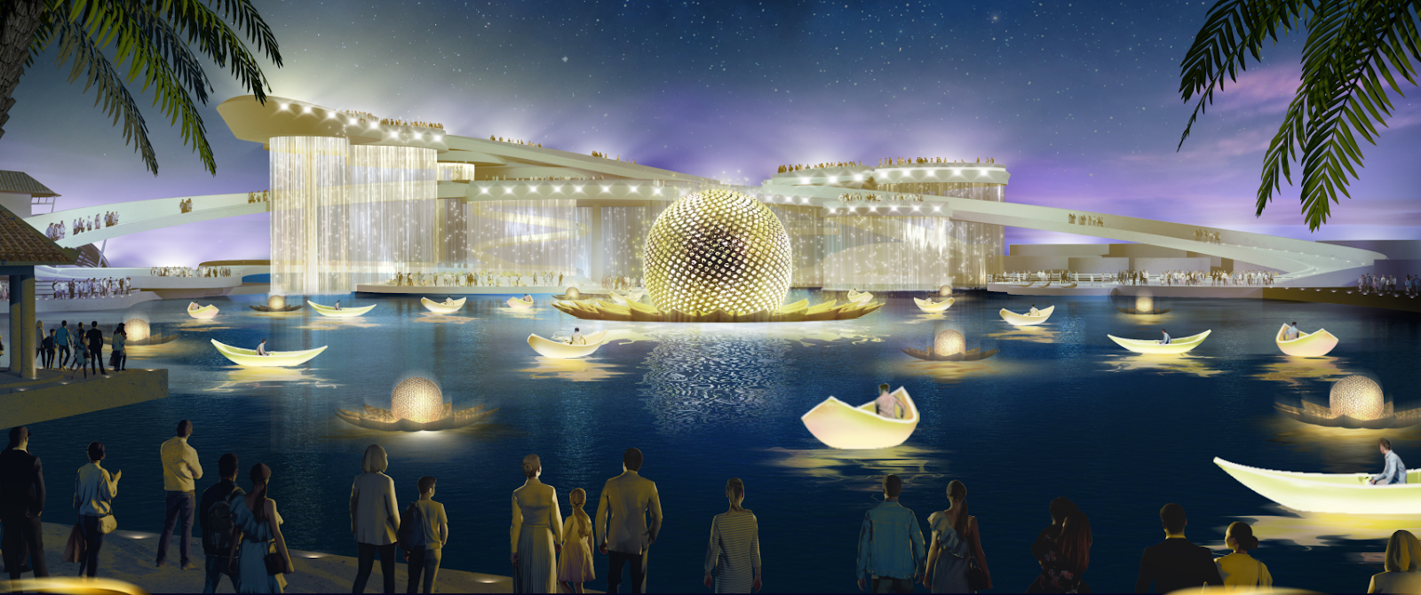 Phối cảnh thiết kế không gian tổ chức các sự kiện văn hóa, nghệ thuật đưa Da Nang Downtown trở thành tâm điểm giải trí Miền Trung