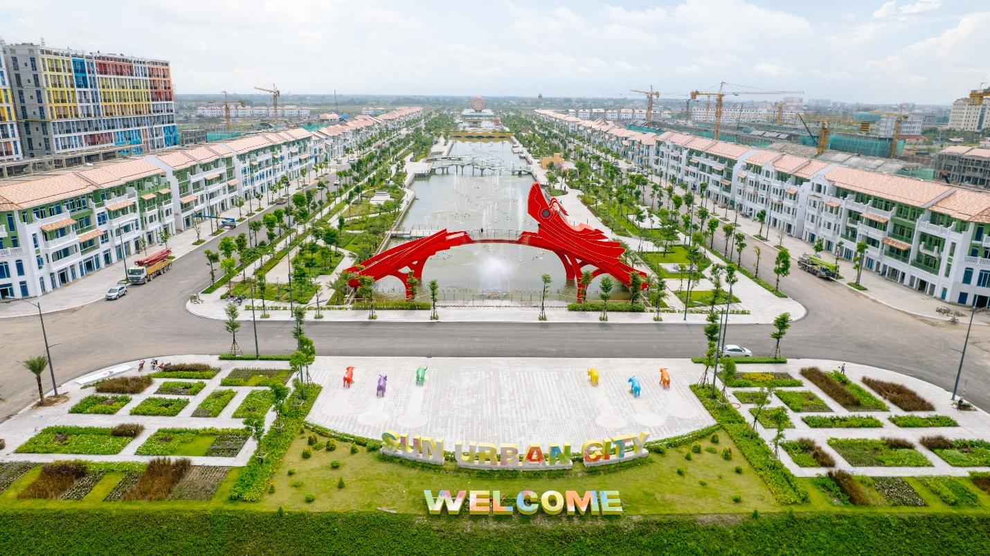 Toàn cảnh Trục Lễ hội và Quảng trường Thời Đại