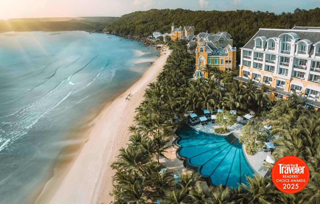 JW Marriott Phu Quoc Emerald Bay Resort - resort của Sun Group bên bờ bãi Kem là một kiệt tác về thiết kế và dịch vụ