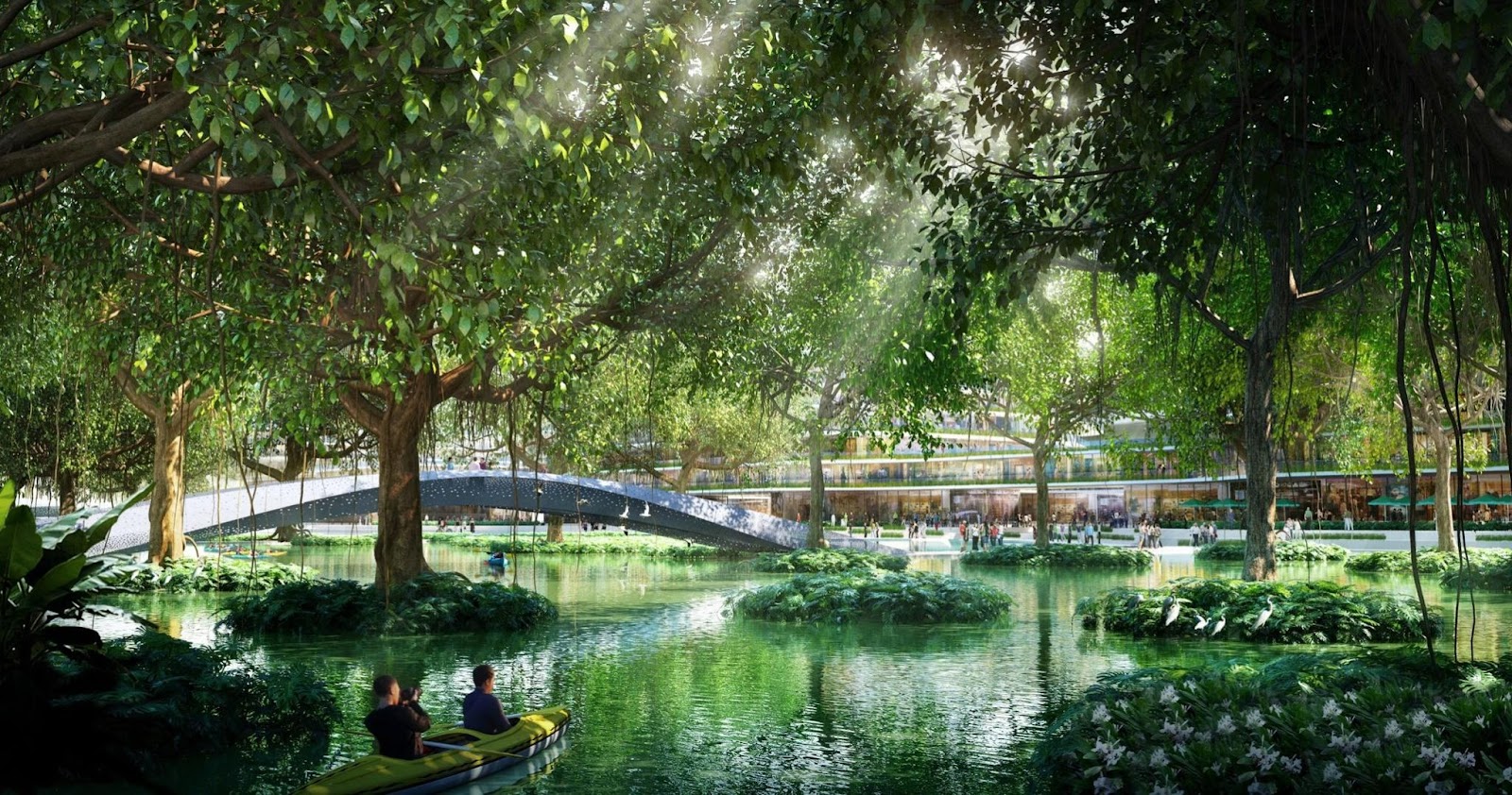 Charmora City áp dụng mô hình Sponge City, hướng tới đô thị xanh bền vững.