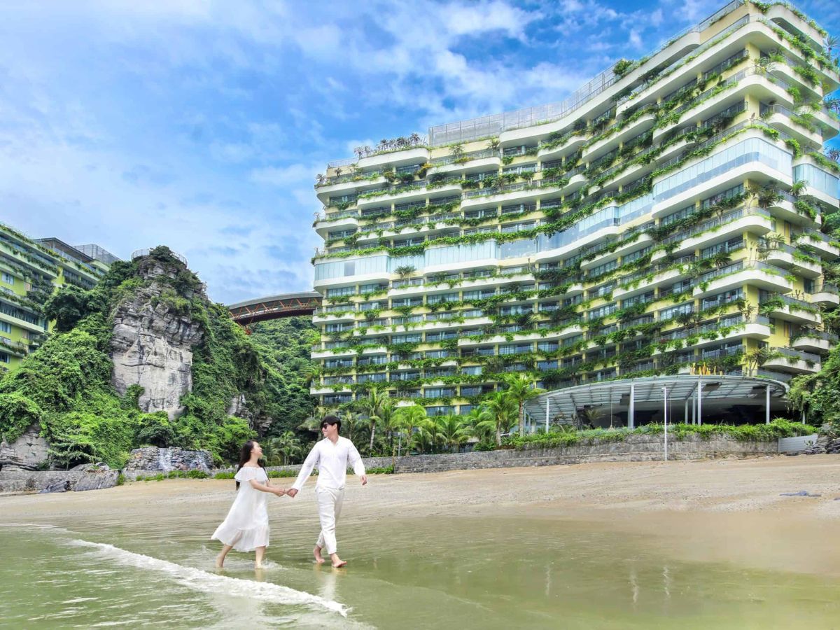Khách sạn Flamingo Cát Bà có cảnh quan tuyệt đẹp