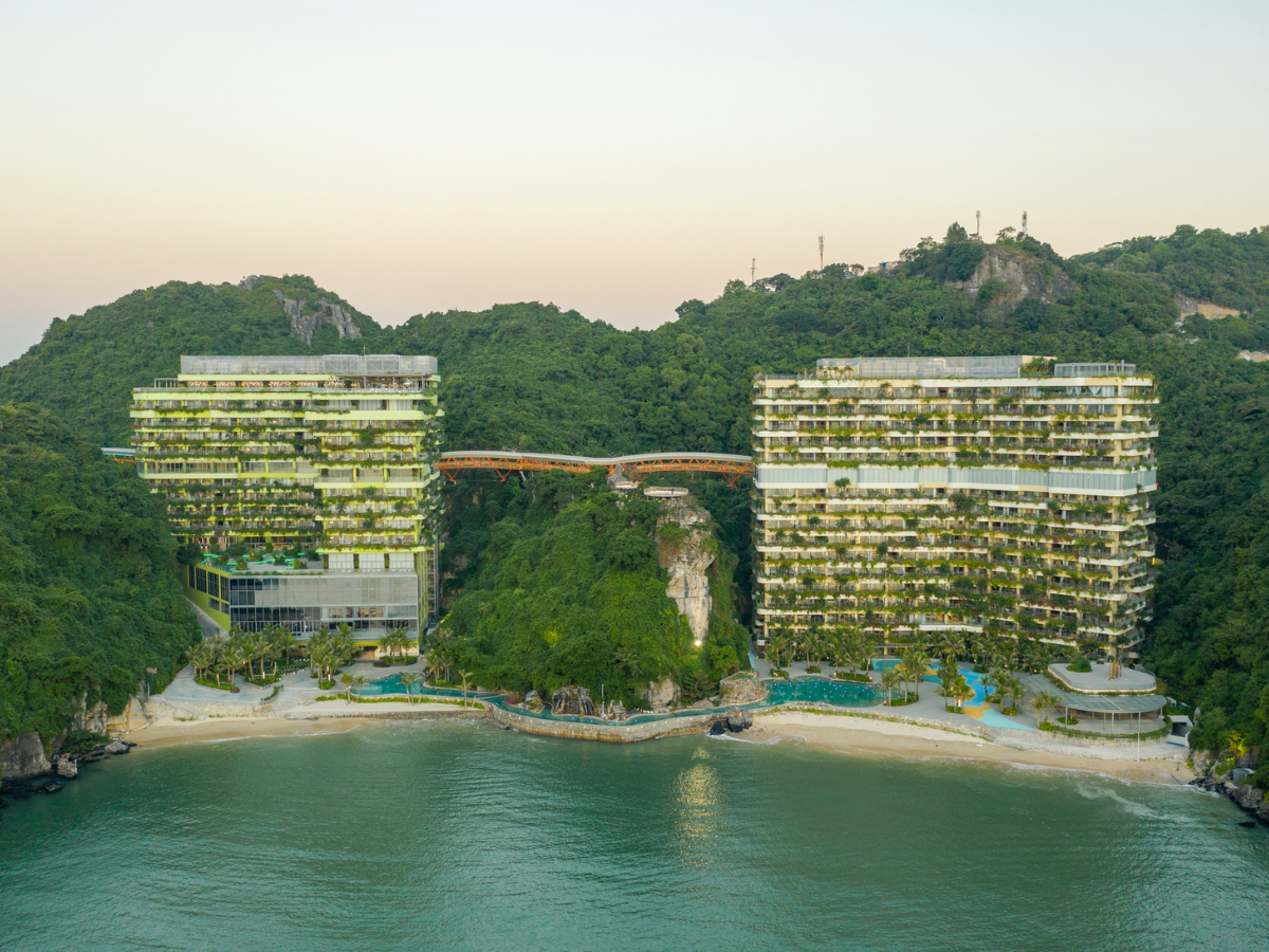 Khu nghỉ dưỡng ven biển khu vực Cát Cò.