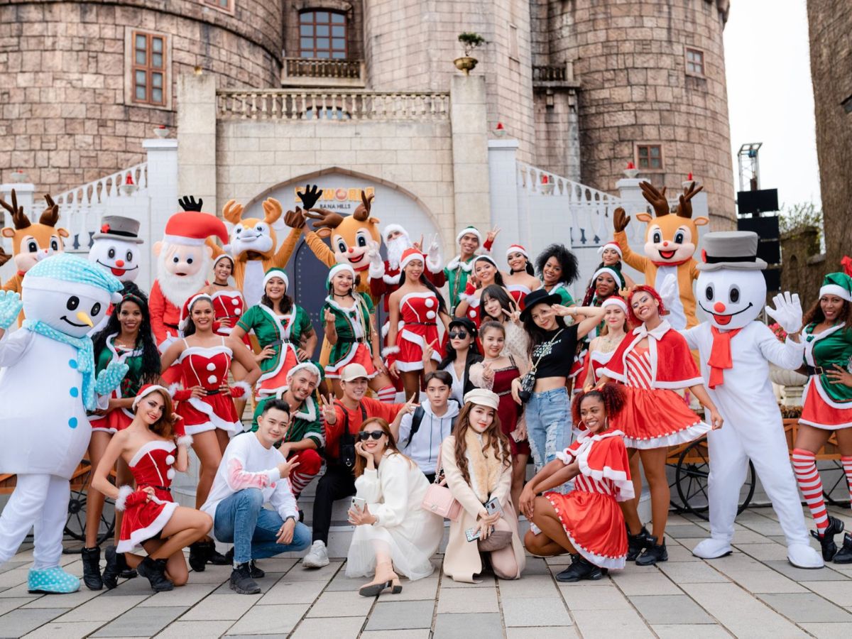 Sun World Ba Na Hills luôn là địa điểm vui chơi Noel thú vị được du khách yêu thích