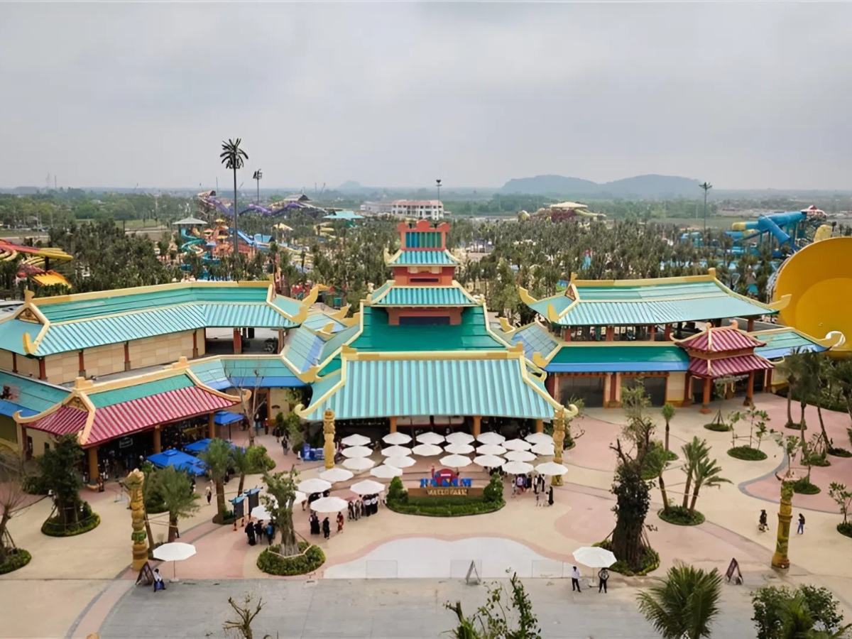 Công viên nước chủ đề múa rối nước siêu ấn tượng ở miền Bắc