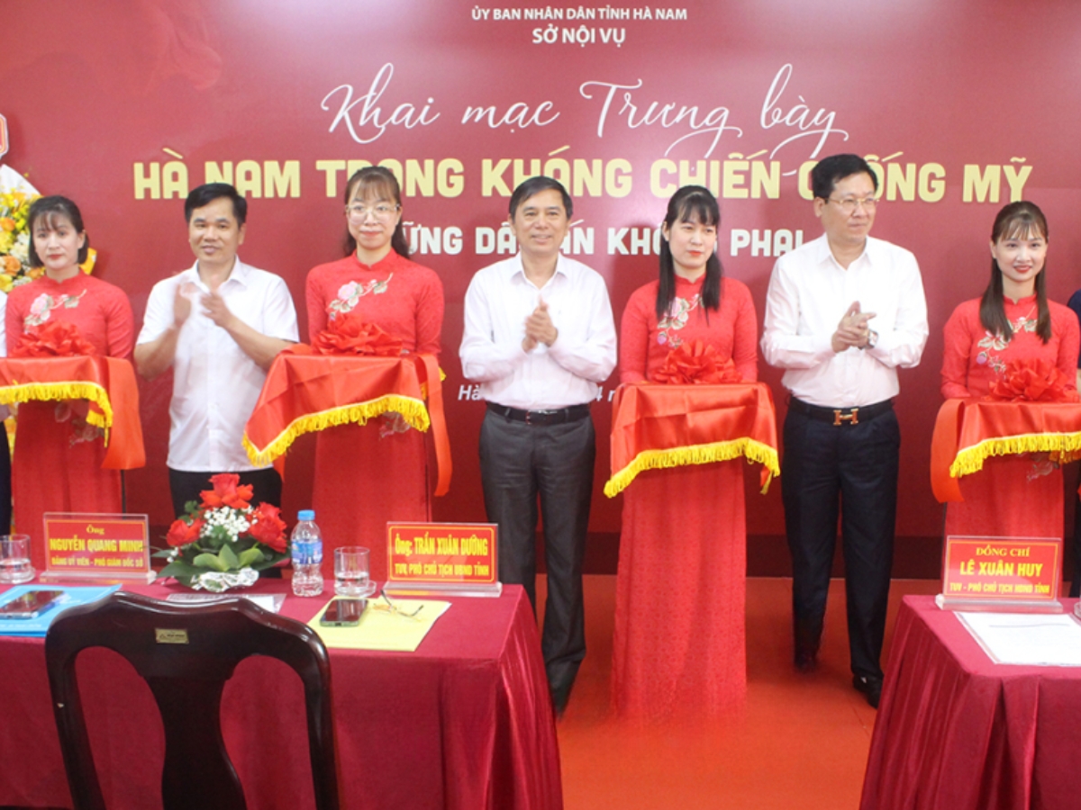 Khai mạc khu trưng bày “Hà Nam trong kháng chiến chống Mỹ”