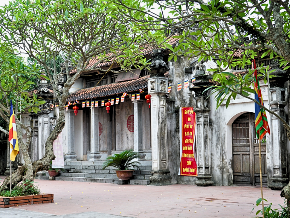 Chùa Bà Đanh với lối kiến trúc độc đáo