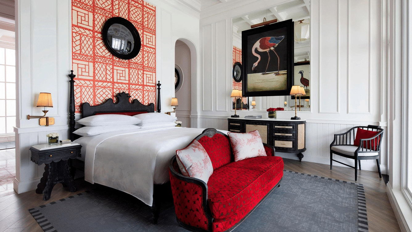 Nội thất sang trọng bên trong khách sạn JW Marriott Phu Quoc Emerald Bay Resort & Spa .