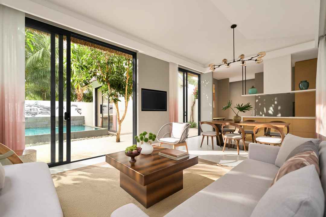 Phòng ngủ sang trọng của Resort New World Phu Quoc.