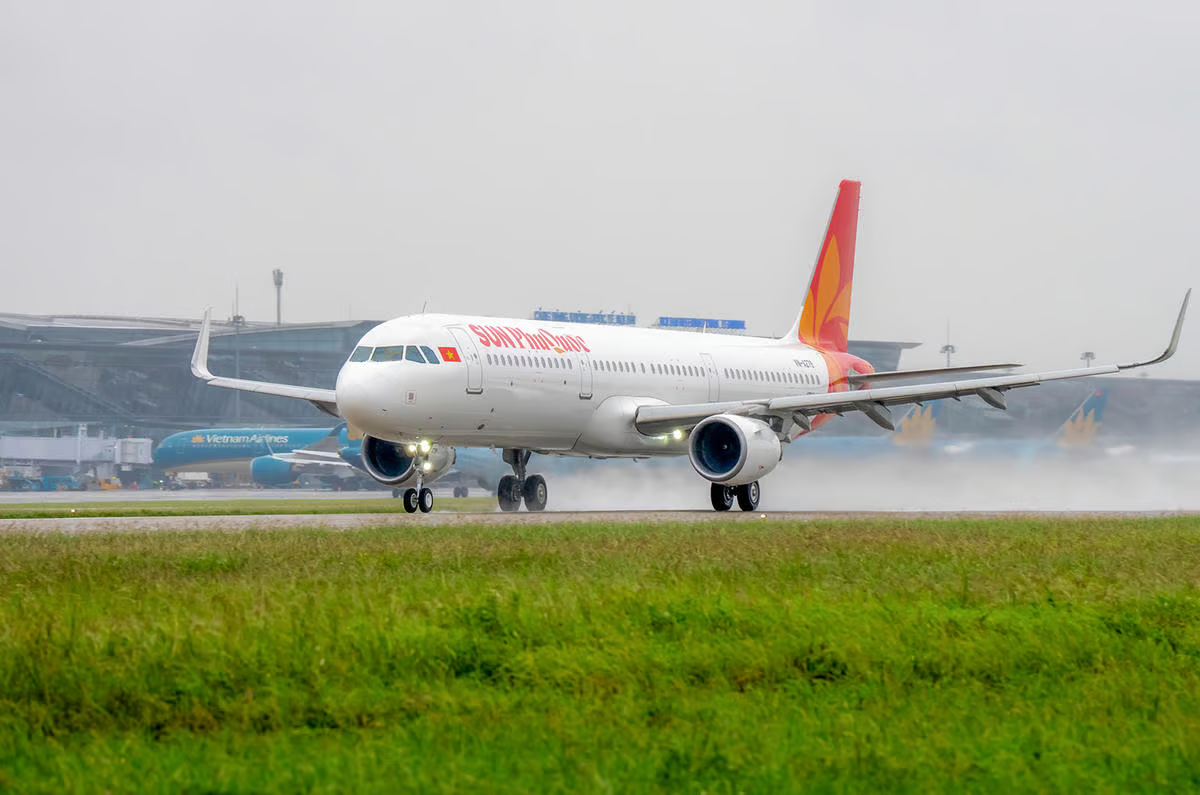 Sun PhuQuoc Airways hiện khai thác nhiều đường bay từ các thành phố lớn của Việt Nam đến đảo Phú Quốc