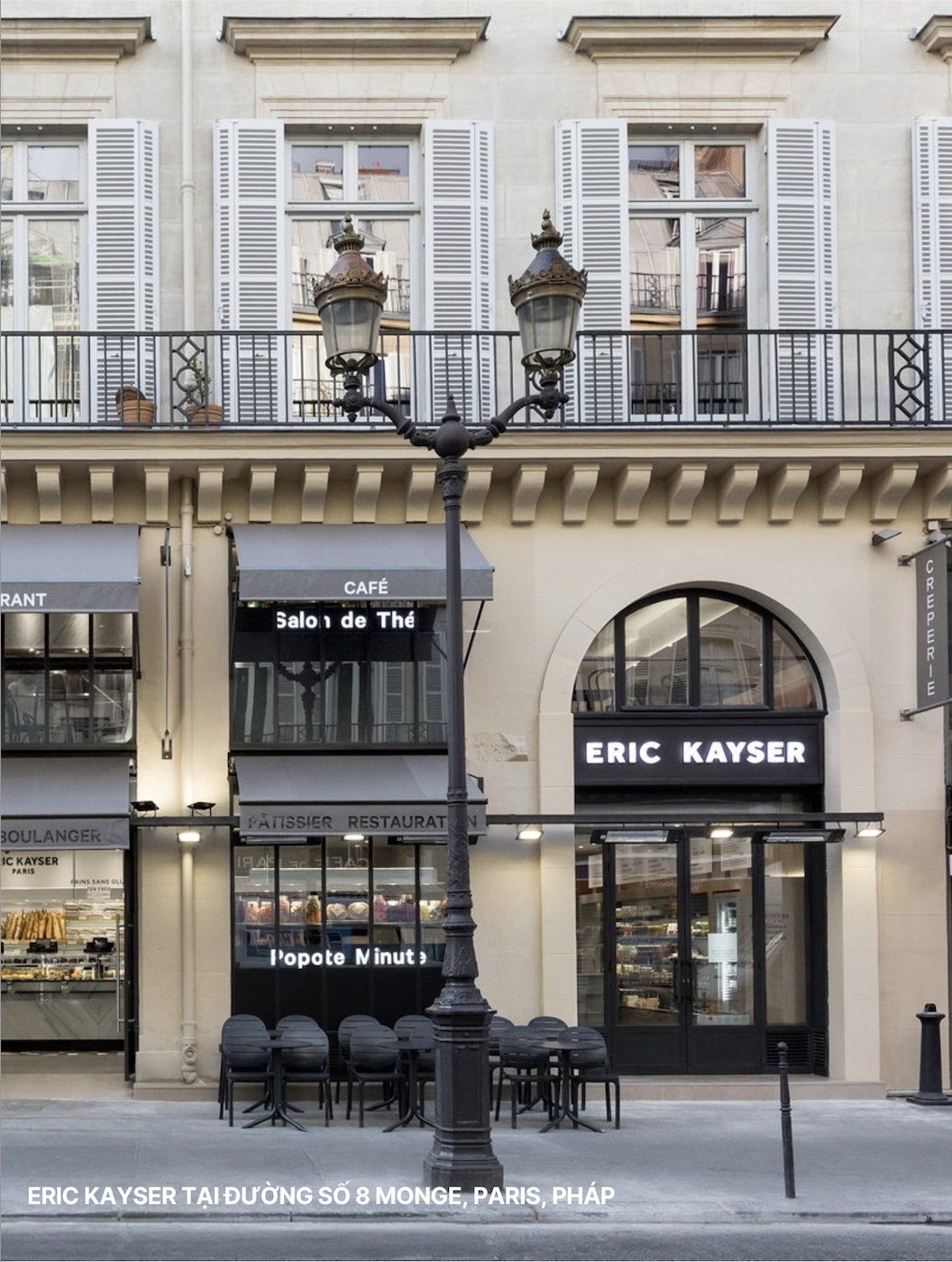 Câu chuyện Maison Kayser bắt đầu vào thứ Sáu, 13/9/1996, tại Đường số 8 Monge, Paris (Pháp)