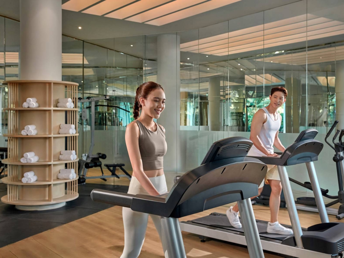 Fitness Centre được trang bị hệ thống máy móc tân tiến, hiện đại.