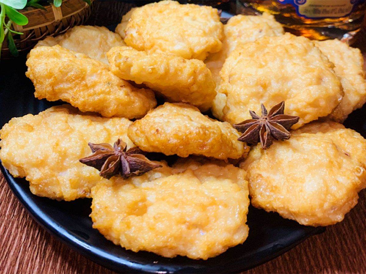 Quy trình làm chả mực kim thoa Quảng Ninh.