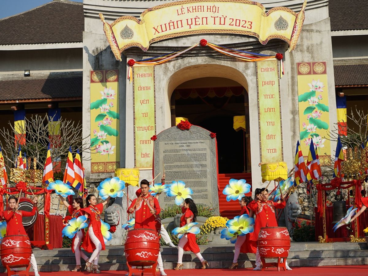 Yên Tử Quảng Ninh tổ chức nhiều lễ hội đặc sắc.