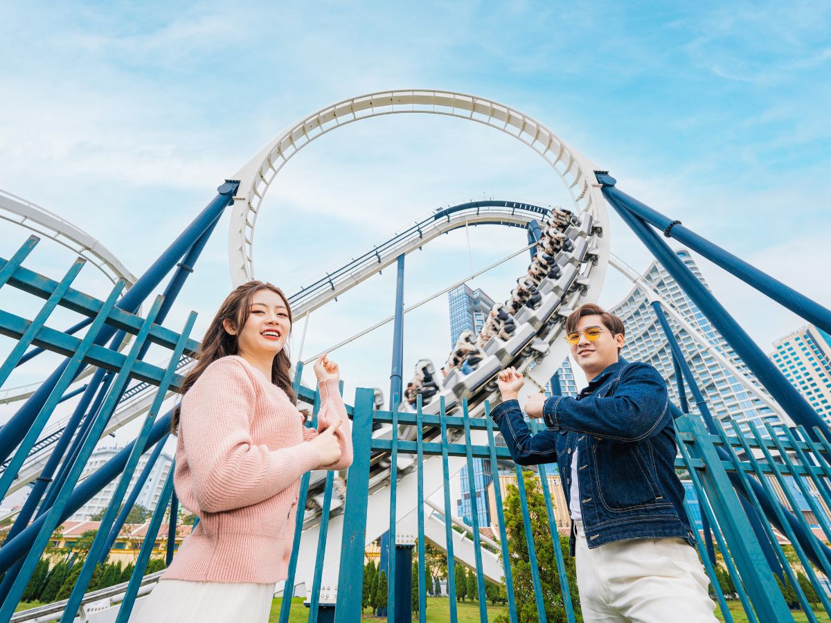 Vui chơi tại Sun World Ha Long khi du lịch Quảng Ninh.