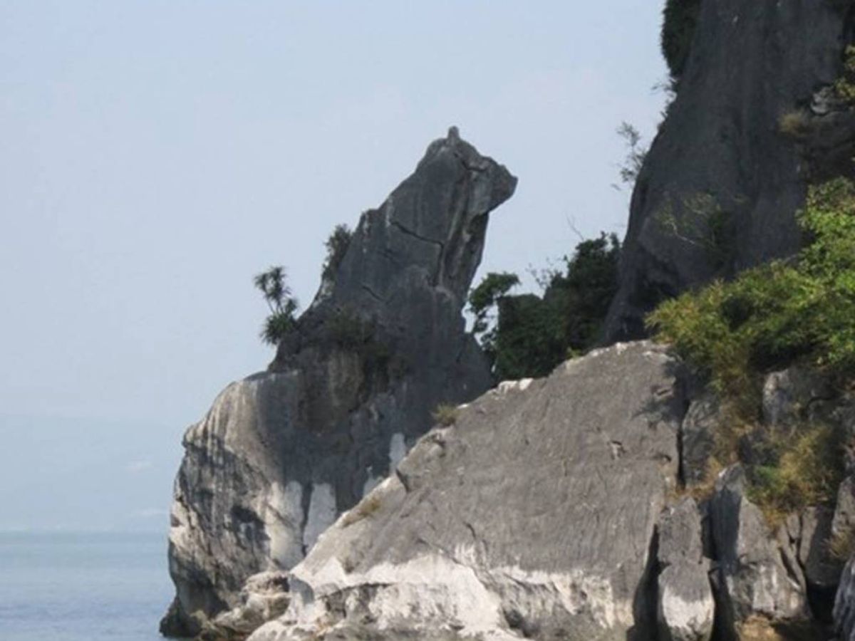 Hòn Chó Đá Quảng Ninh nổi bật với vị trí riêng biệt, vừa hùng vĩ vừa gần gũi