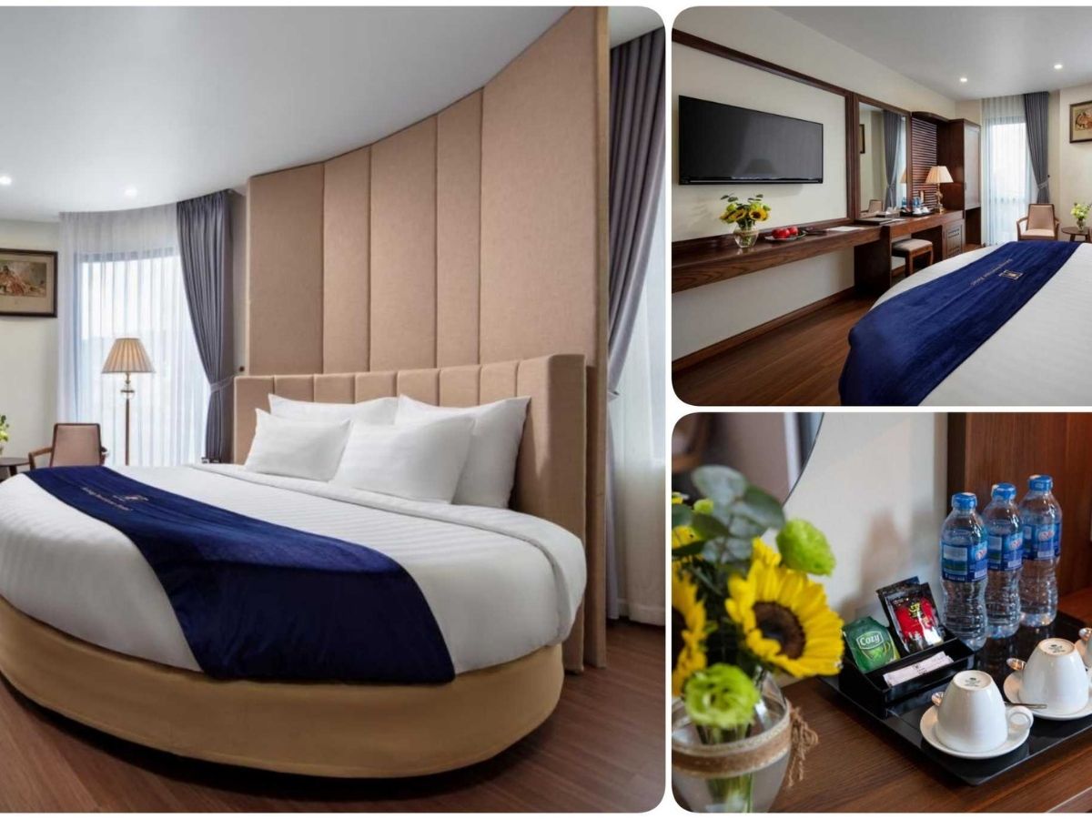 Phòng nghỉ The HaLong Boutique Hotel tiện nghi 4 sao