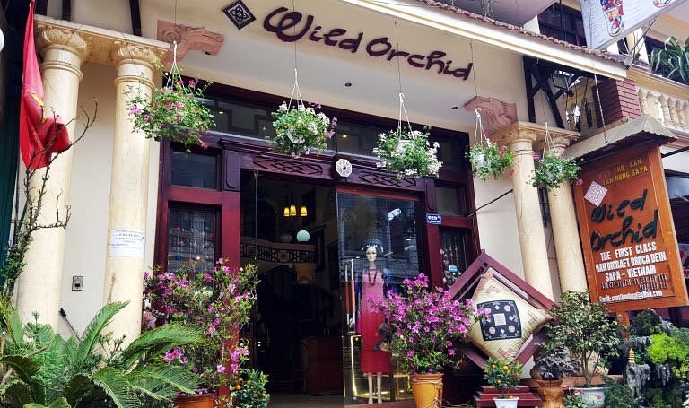 Cửa hàng Lan Rừng được trang trí tinh tế.