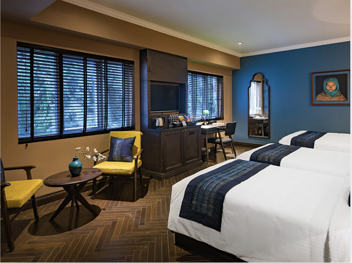 Khách sạn có đa dạng hạng phòng giúp du khách có nhiều lựa chọn, phù hợp với mục đích cá nhân.