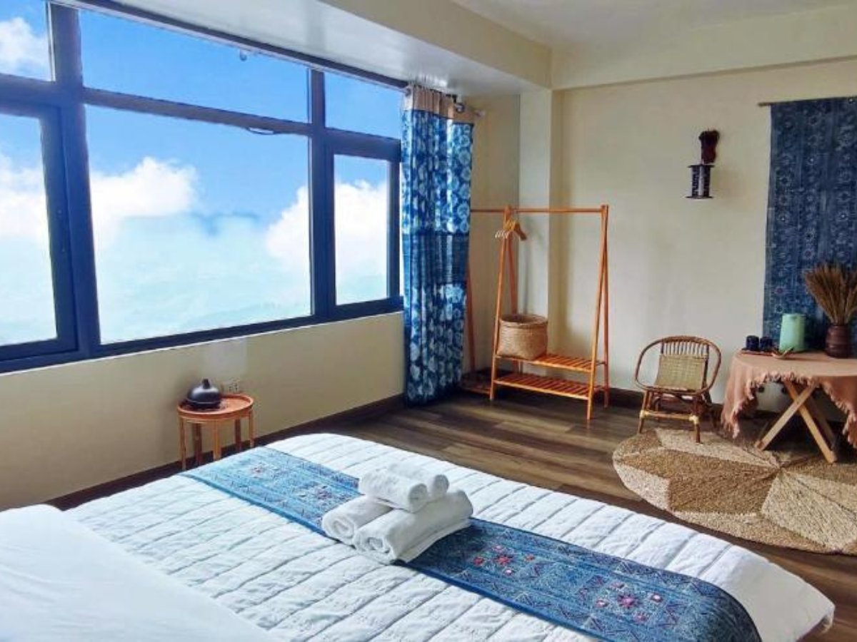 Không gian lưu trú tại Indigo Cat Sa Pa mang đến trải nghiệm sống giữa di sản văn hóa độc đáo và riêng biệt.