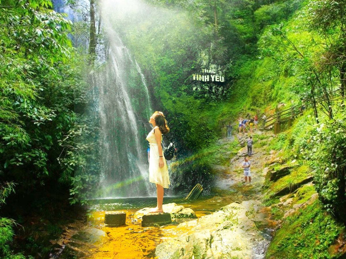 Thác Tình Yêu Sa Pa hoang sơ và thơ mộng
