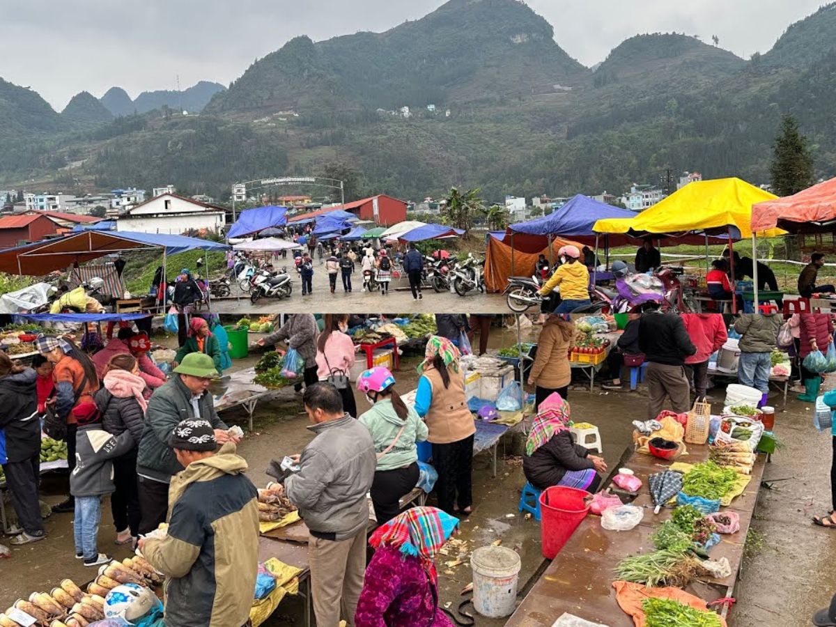 Không khí sôi động, đầy sắc màu tại chợ Cốc Ly.