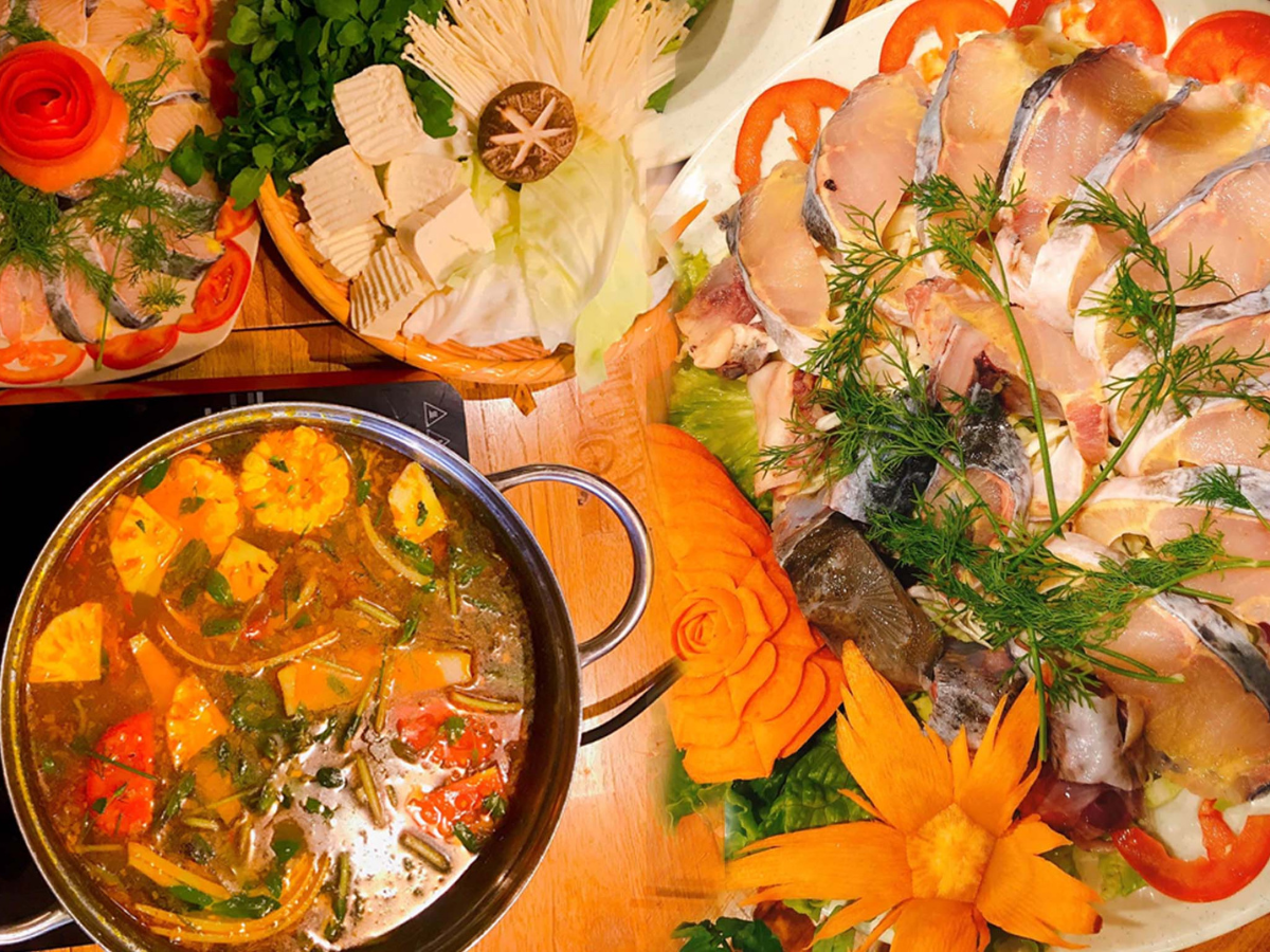 Nhà hàng Cồ Luận mang đến hương vị cá hồi tươi ngon đặc trưng Sa Pa