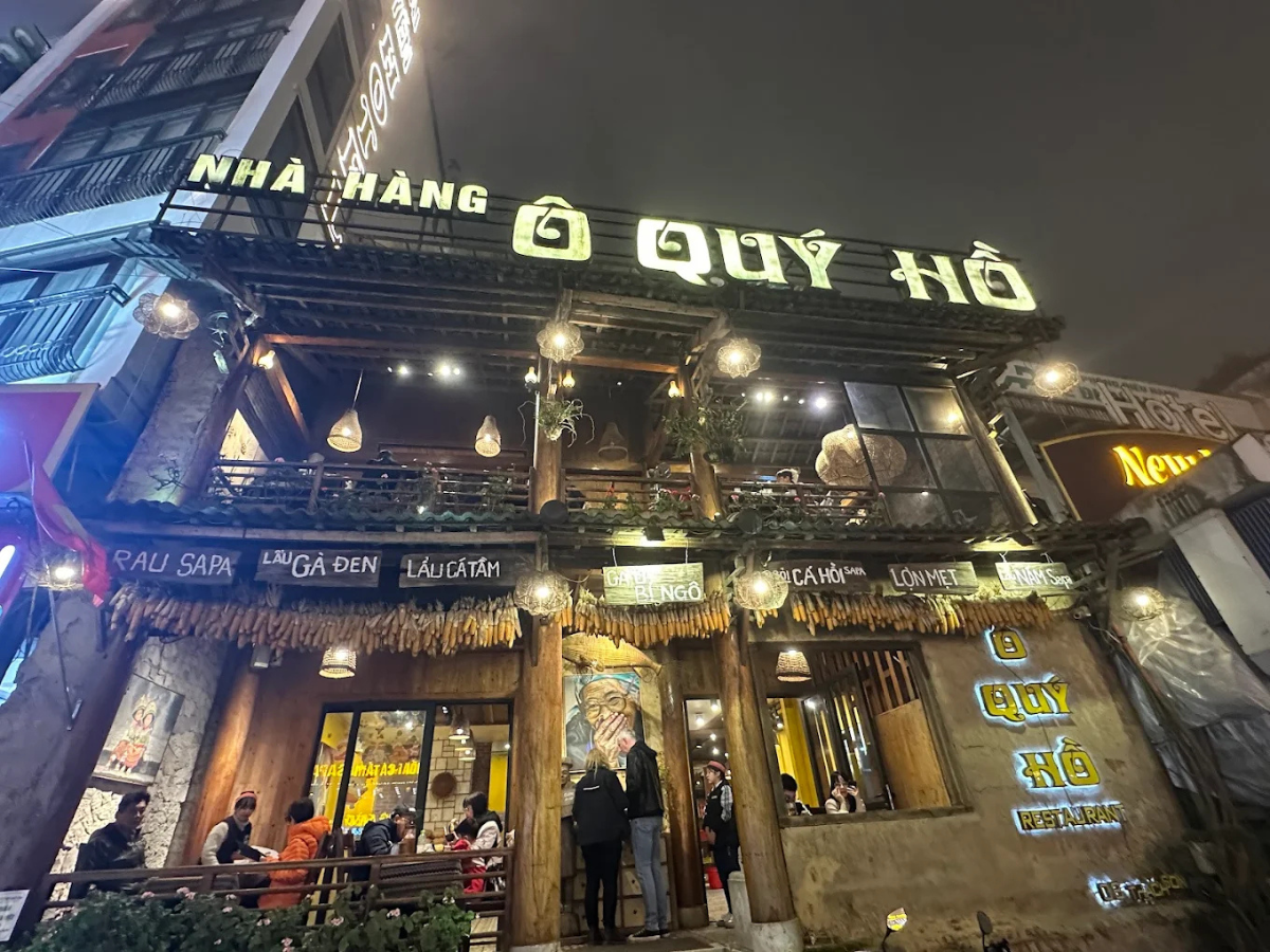 Nhà hàng Ô Quý Hồ mang đậm hồn ẩm thực vùng cao Sa Pa