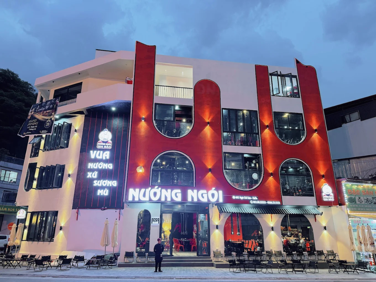 Nướng ngói Gia Bảo Sa Pa là nhà hàng mang hương vị đặc trưng núi rừng Tây Bắc