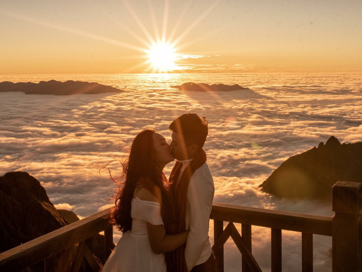 Thời khắc vàng ngắm hoàng hôn lửa Sa Pa là từ 16h30 đến 17h30