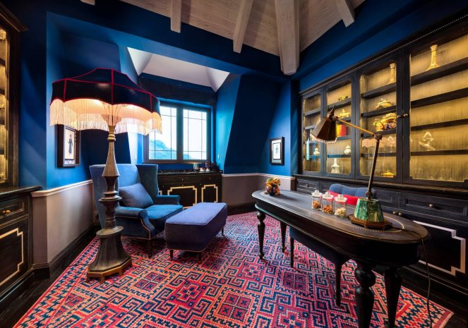 Hạng phòng Tổng thống với tông màu xanh lấy cảm hứng từ mây trời