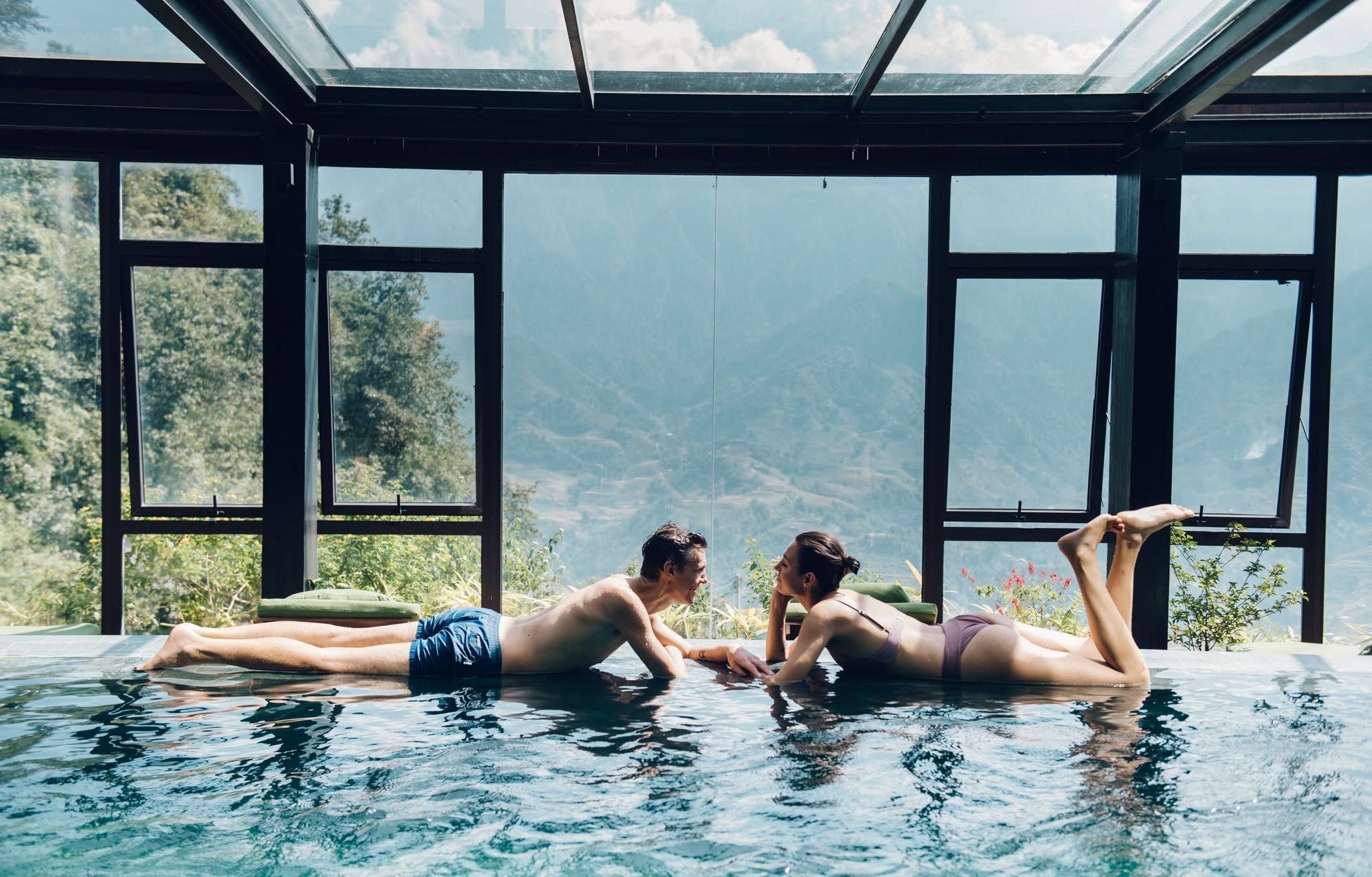 Sapa Jade Hill Resort & Spa mang đến kỳ nghỉ yên bình giữa núi rừng và ruộng bậc thang Tây Bắc.