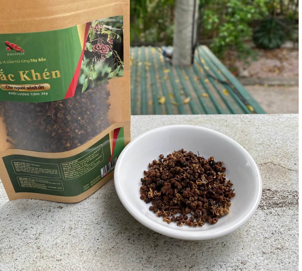 Mắc khén nhỏ gọn nhưng mang hương thơm đặc trưng, phù hợp làm quà cho người yêu thích nấu nướng và khám phá ẩm thực Tây Bắc. (Nguồn: Sưu tầm)