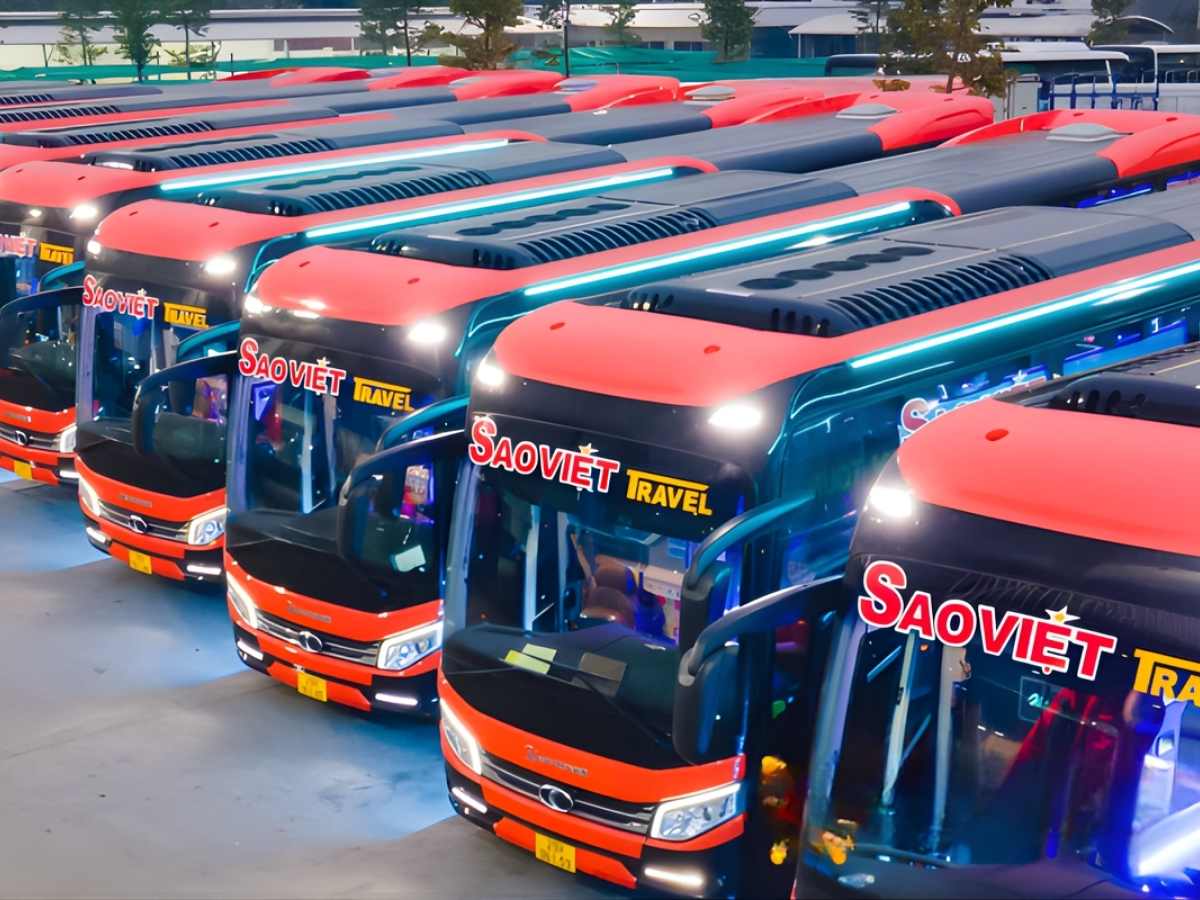 Nhà xe Sao Việt cung cấp xe giường nằm hiện đại với dịch vụ ổn định trên tuyến Hưng Yên Sa Pa. (Nguồn: Sưu tầm)