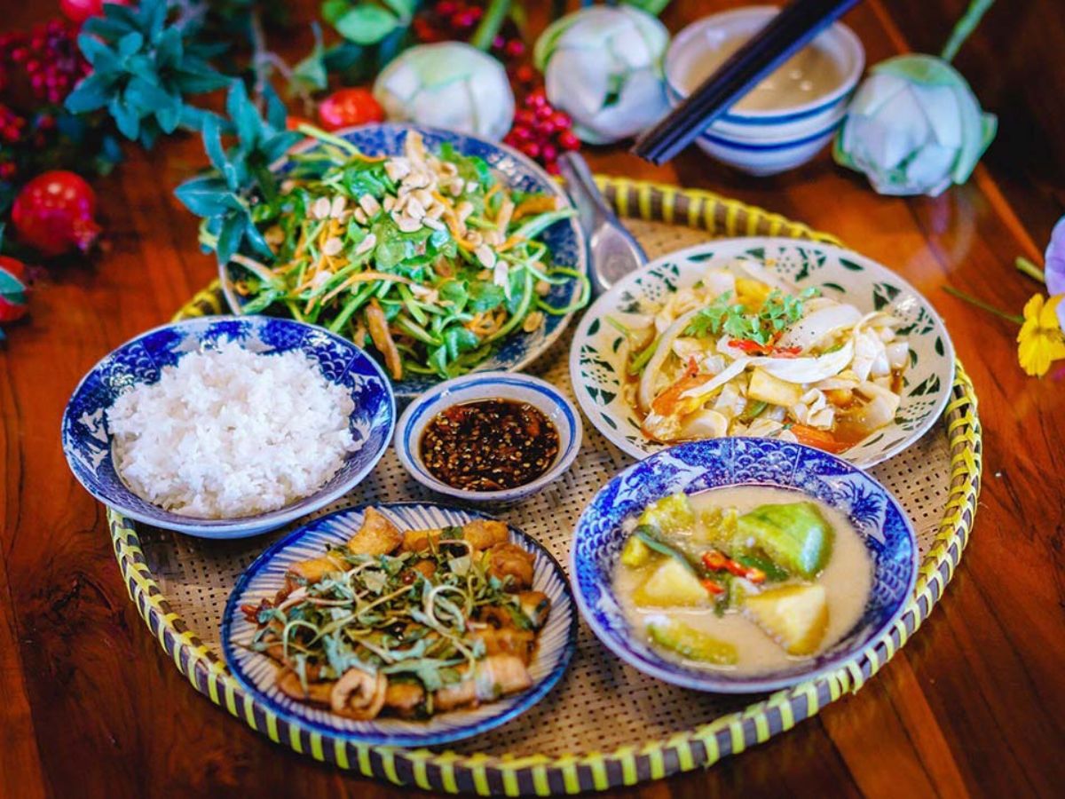 Nguyên liệu ẩm thực Tây Ninh nguồn gốc tự nhiên dân dã, tươi ngon.