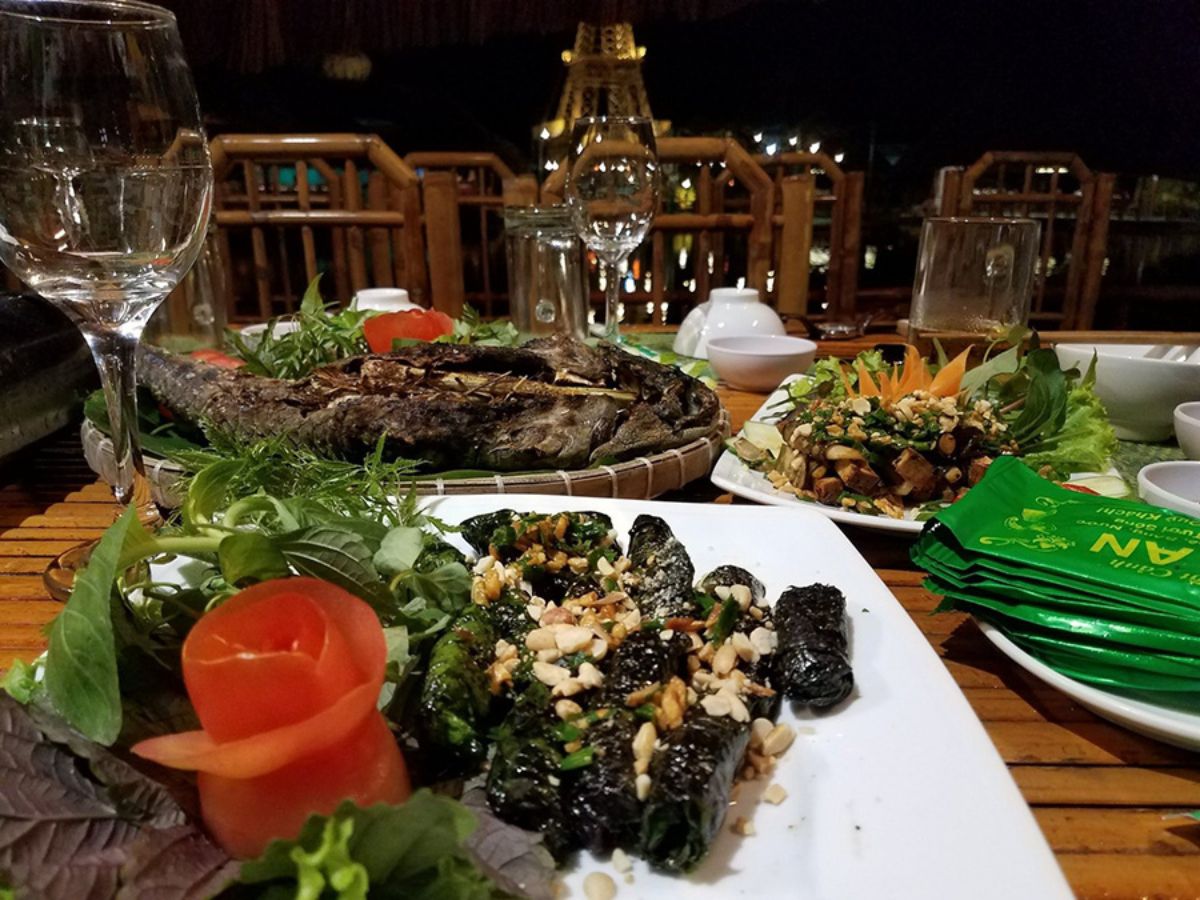 Ẩm thực sinh cảnh An, điểm dừng chân trong hành trình khám phá phố ẩm thực Tây Ninh.