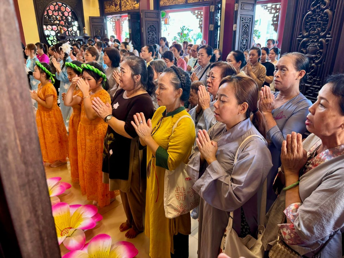 Hoạt động phật giáo tại chùa Phước Lâm Tây Ninh.