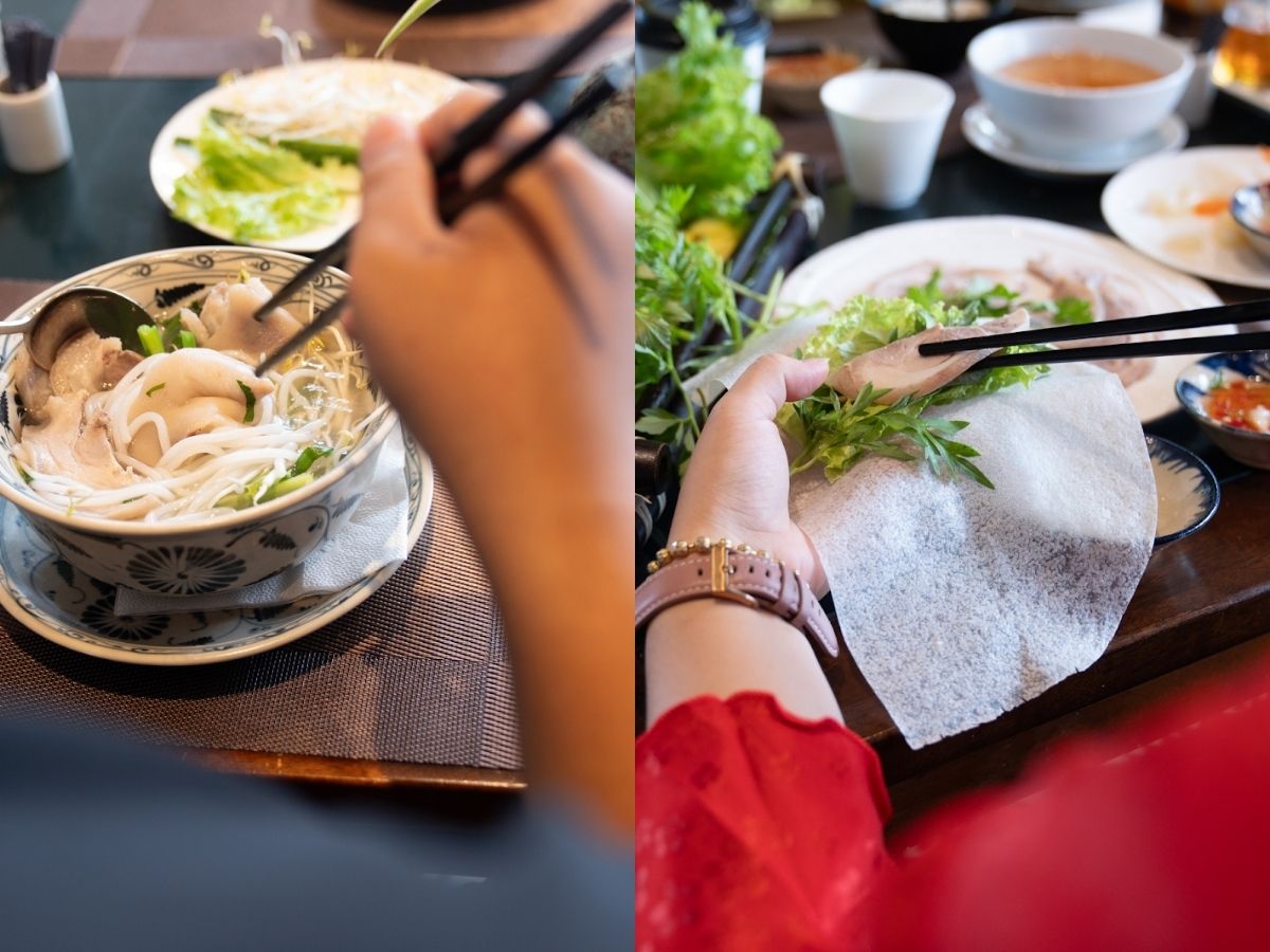 Sol Kitchen Restaurant is famous, located in the Sun Worl Ba Den Mountain tourist area.