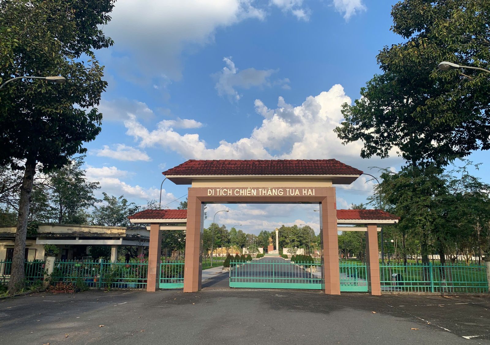 Di tích Chiến thắng Tua Hai ghi dấu chiến công cách mạng.
