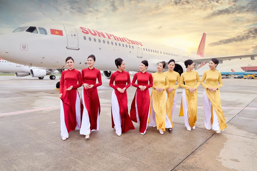 Sun PhuQuoc Airways mang đến trải nghiệm dịch vụ tốt cho du khách.