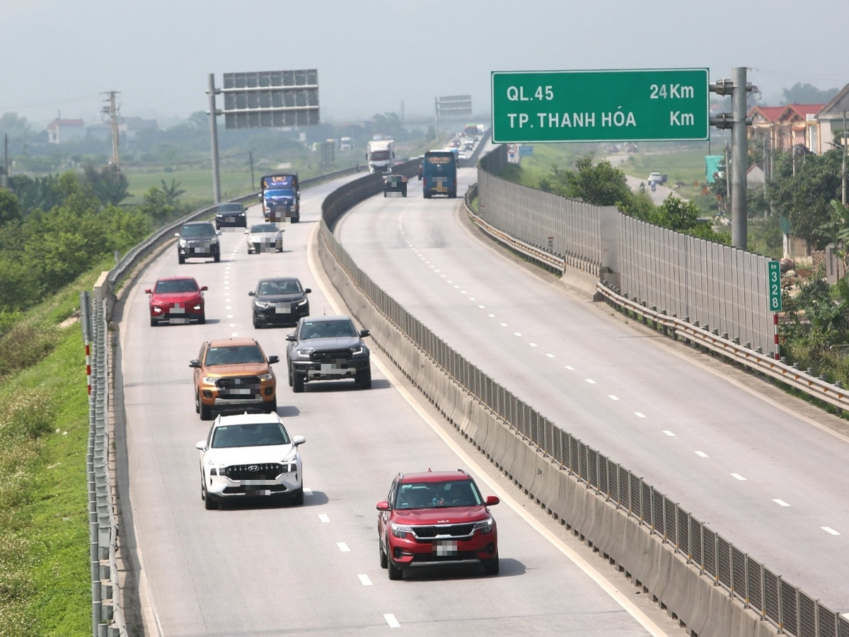 Tuyến cao tốc CT01 đoạn qua Thanh Hóa.