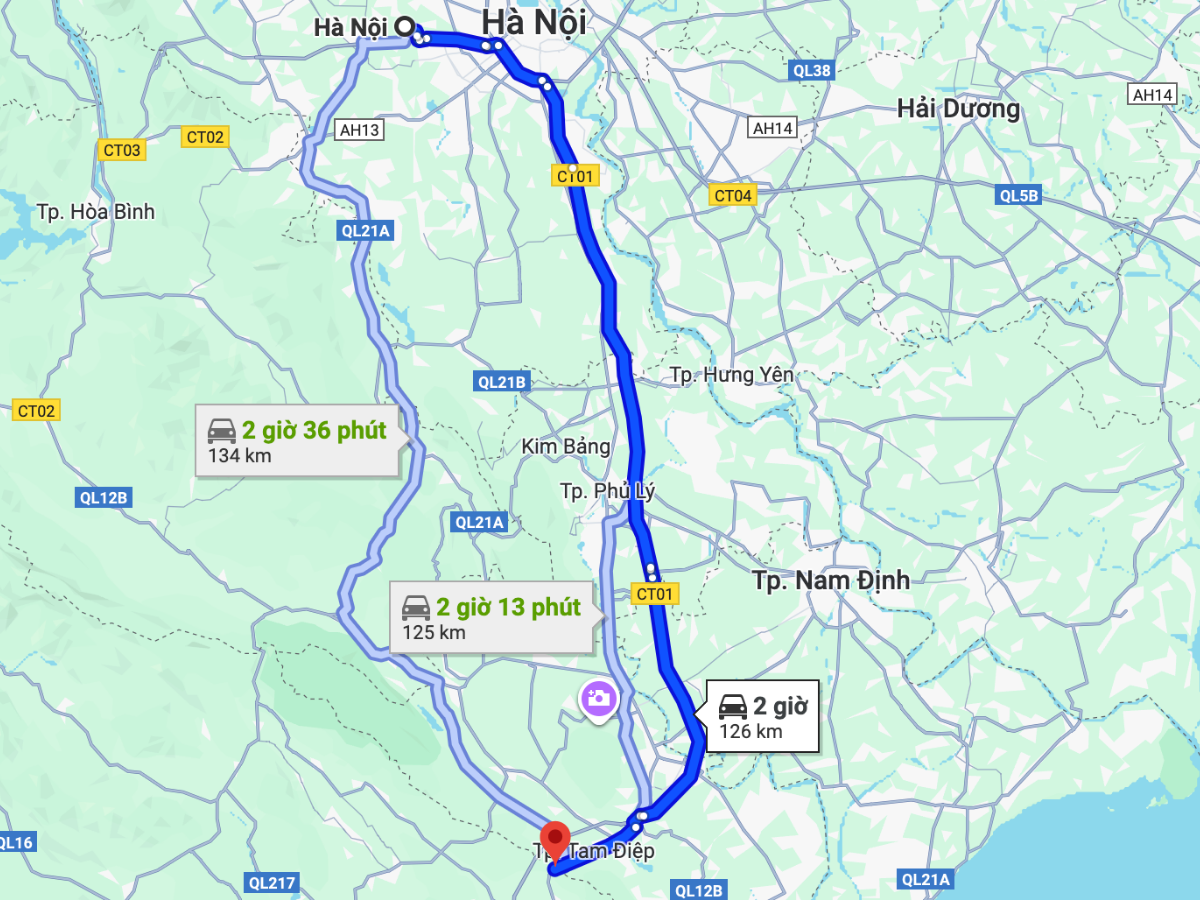 Lộ trình thuận tiện nhất để khám phá đèo Tam Điệp Thanh Hóa.