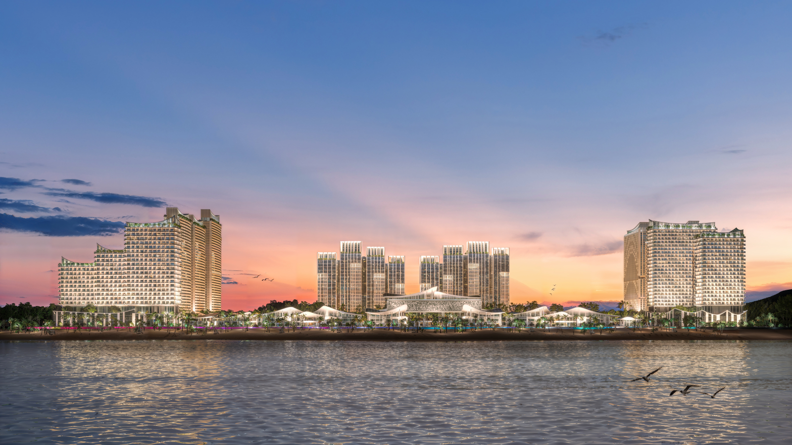 “Thành phố trắng” Blanca City ôm trọn đường bờ biển Bãi Sau