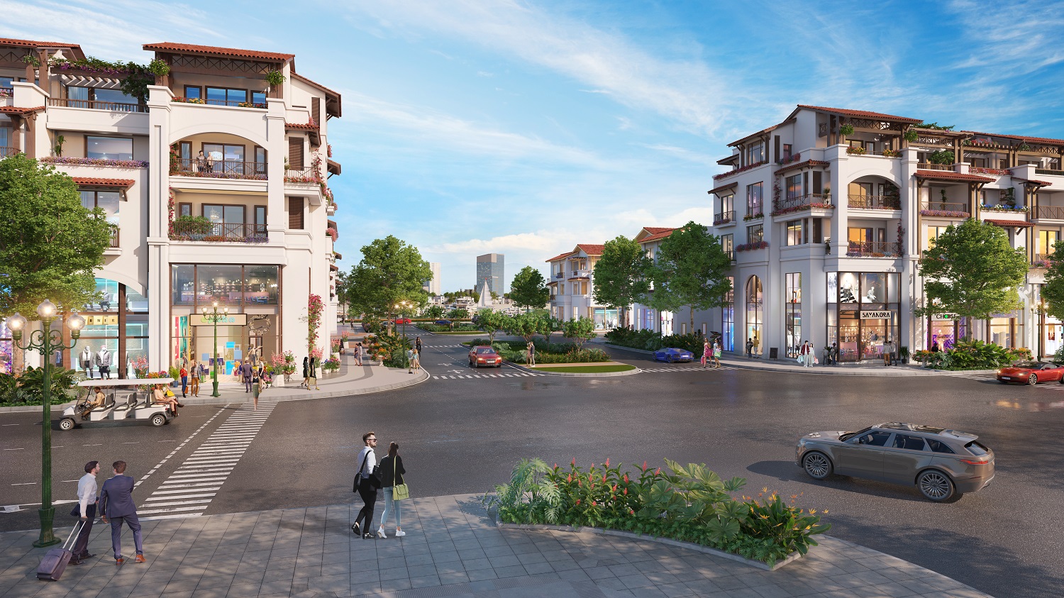 tiện ích thương mại, dịch vụ cao cấp trong phân khu Sonata